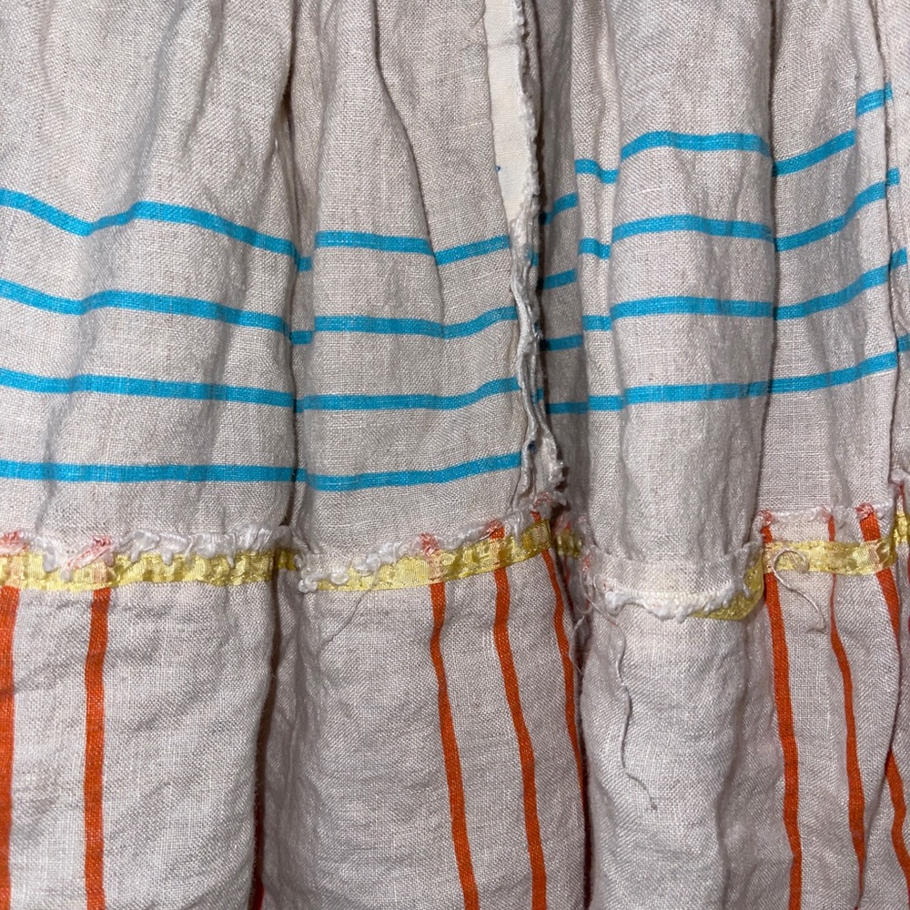 Lee Mathews Patchwork Striped Multicolor Full Mid… - image 4